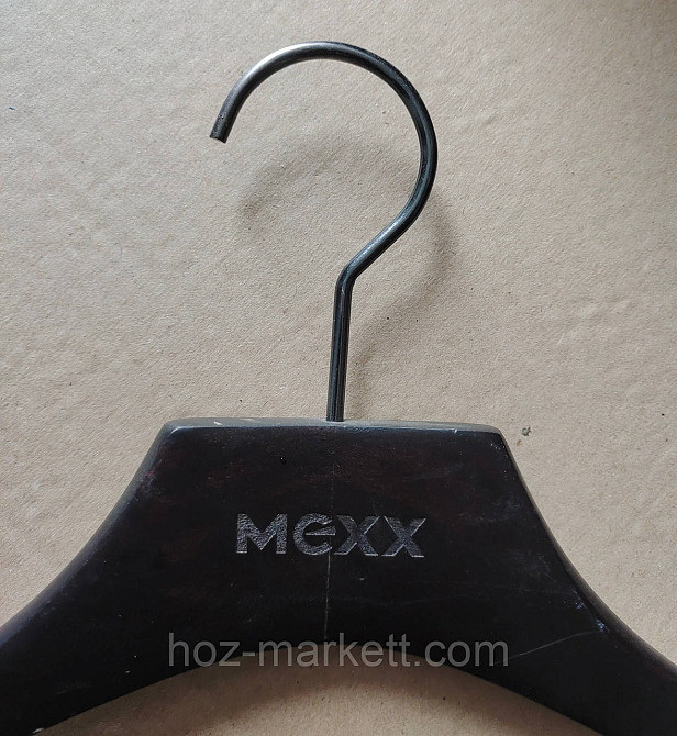 Дерев'яні плічка MEXX вішалки тремпеля з прищіпками темні чоловічі 45 см Італія Харків - фото 6