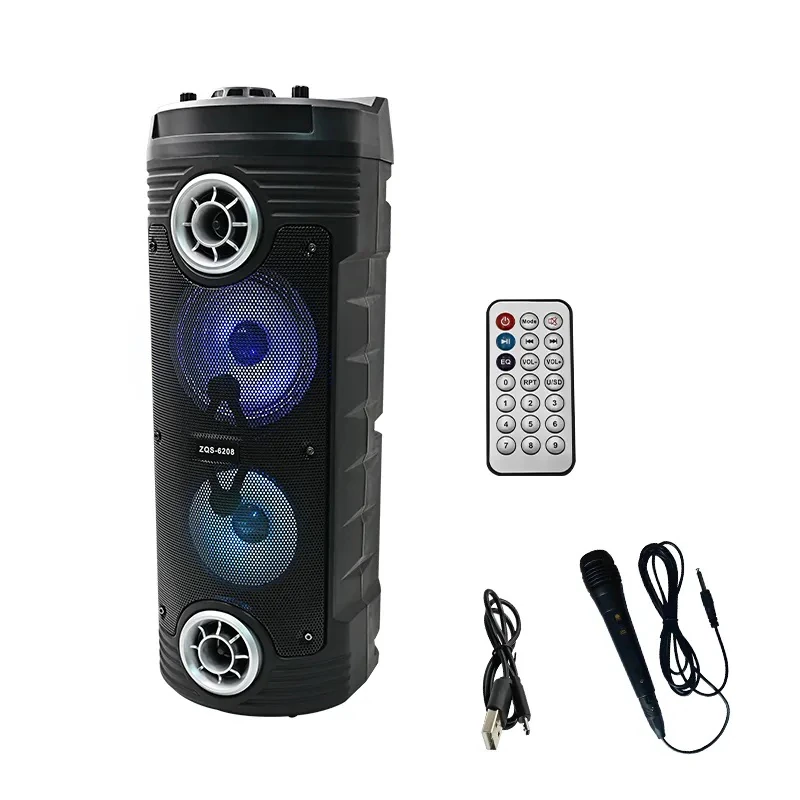 Портативна акустична колонка ZQS-6208 Bluetooth Speaker Вінниця - фото 3