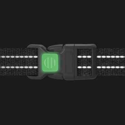 Шлей для собак WAUDOG Н-образная Re-cotton с QR паспортом, светоотражающая L синяя (259312) Винница