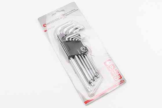 Набір Г-подібних ключів подовжених TORX (T10/T15/T20/T25/T27/T30/T40/T45/T50) CrV HT-0608 Київ