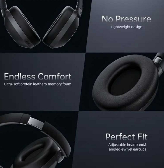 Навушники блютуз. Активне шумоподавлення, з мікрофоном. Харьков - изображение 3