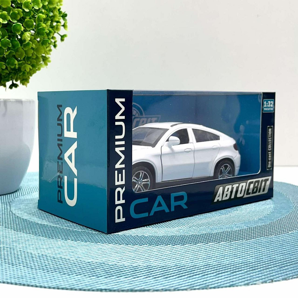 Машина джип Автосвіт BMW x6 металева інерційна 14см Біла (AP-1759) Чернигов - изображение 6