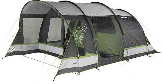 Палатка пятиместная High Peak Garda 5.0 Light Grey/Dark Grey/Green (11823) Киев