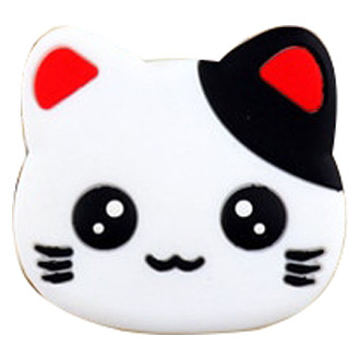 Попсокет PopSocket 3D ZucZug тримач для телефону (Серія коти, Білий кіт з чорним вухом) Миколаїв - фото 2