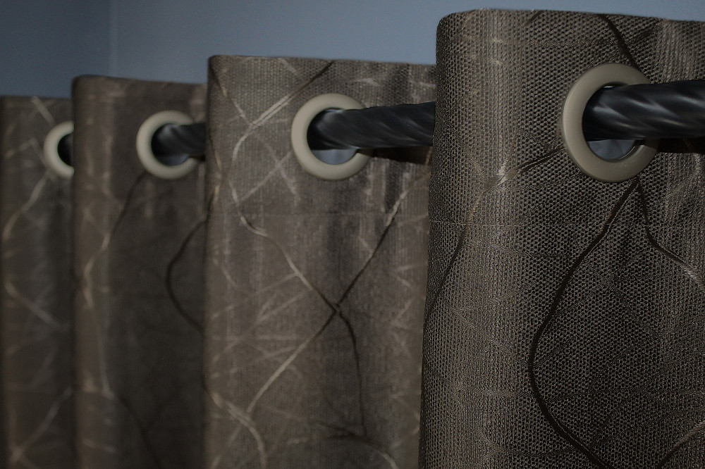 Комплект штор на люверсах VR-Textil Лен Саванна № 631ш Какао 150х250 см 2 шт (37-0109) Киев - изображение 8