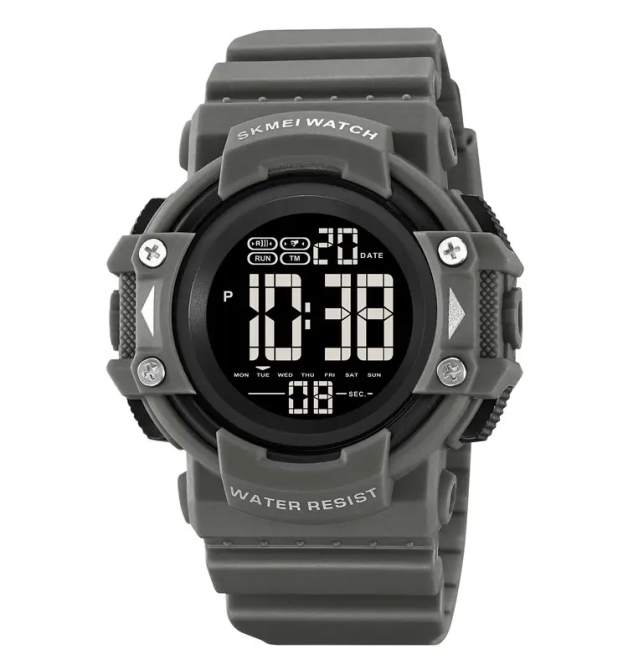 Часы мужские спортивные наручные Skmei 2195 (Серый) Винница - изображение 1