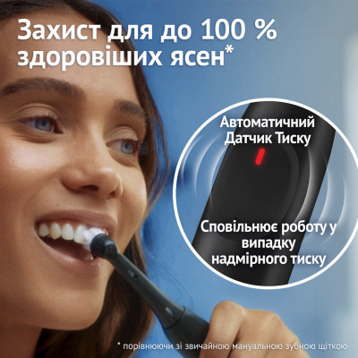 Электрическая зубная щетка Oral-B Series 2 iOS2.1D9.2K Black + футляр (8700216611923) Винница - изображение 6