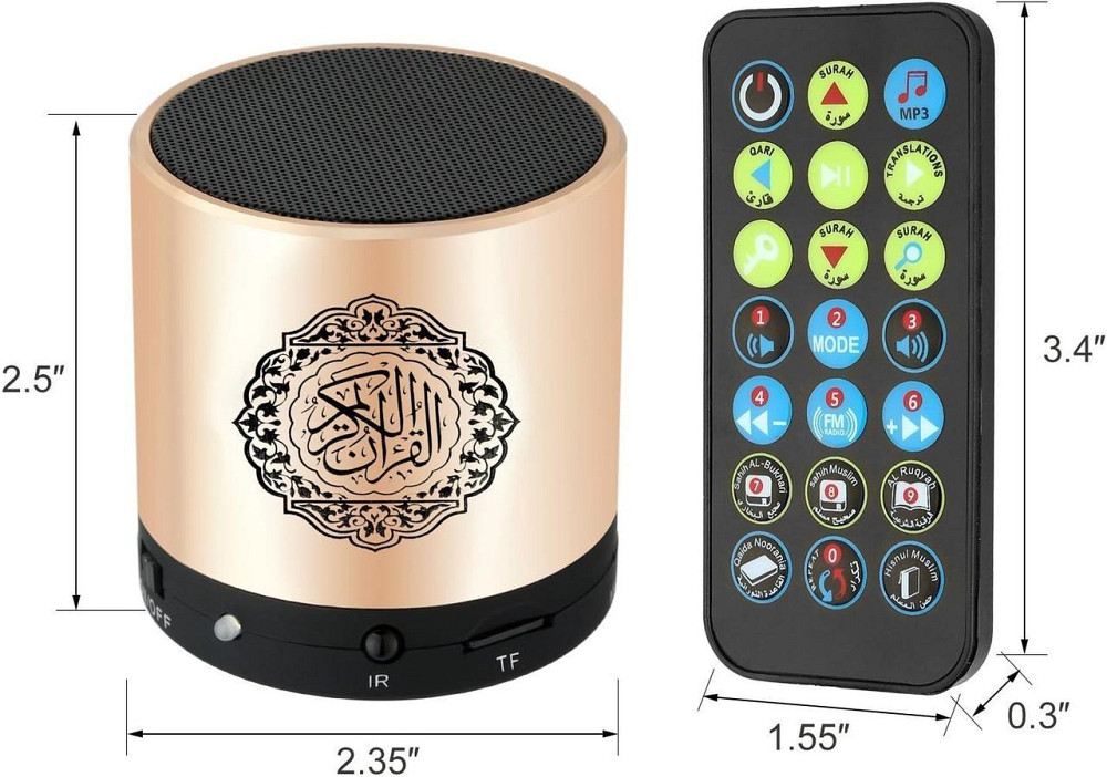 Портативна Bluetooth колонка Kaulbiat SQ200 з Кораном 8 ГБ MP3 FM-радіо Пульт ДК TF Карта Київ - фото 12