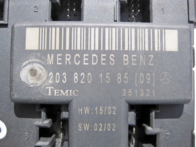 Mercedes-Benz  A2038201585 Блок керування передніх лівих дверей C-class W203 C-class S203 CL203 Sportcoupe CLC C203 Одеса - фото 2