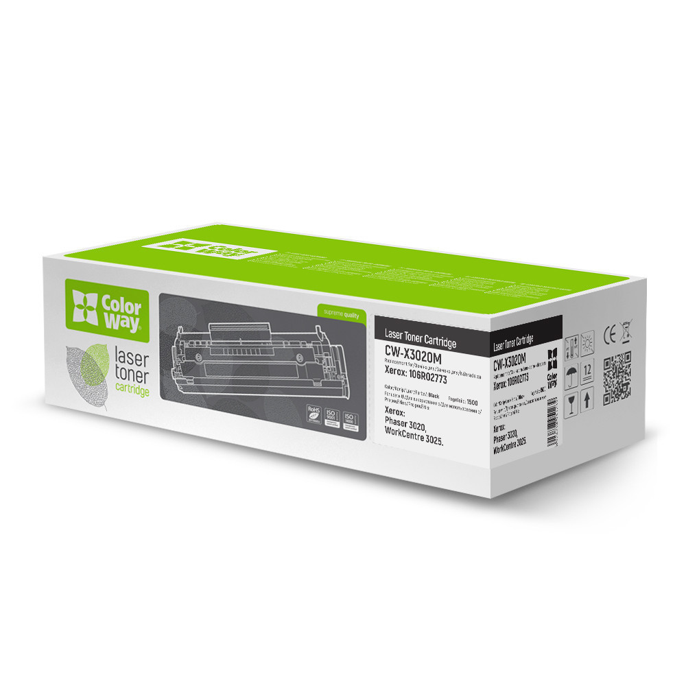 Картридж CW (CW-X3020M) Xerox Phaser 3020/WC3025 (106R02773) Black Харьков - изображение 9