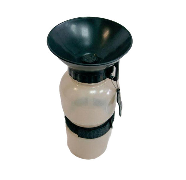 Поилка для собак  в дорогу с миской  Aqua Dog 537 мл розовый,серый, голубой Серый Одесса - изображение 1