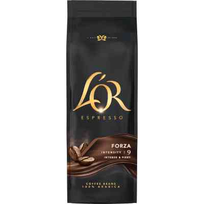 Кава L&apos;OR Espresso Forza 100% Арабіка в зернах 500 г (8711000324141) Вінниця