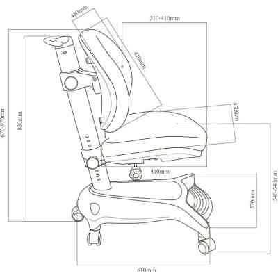 Дитяче крісло Cubby Adonis Grey (800819) Вінниця