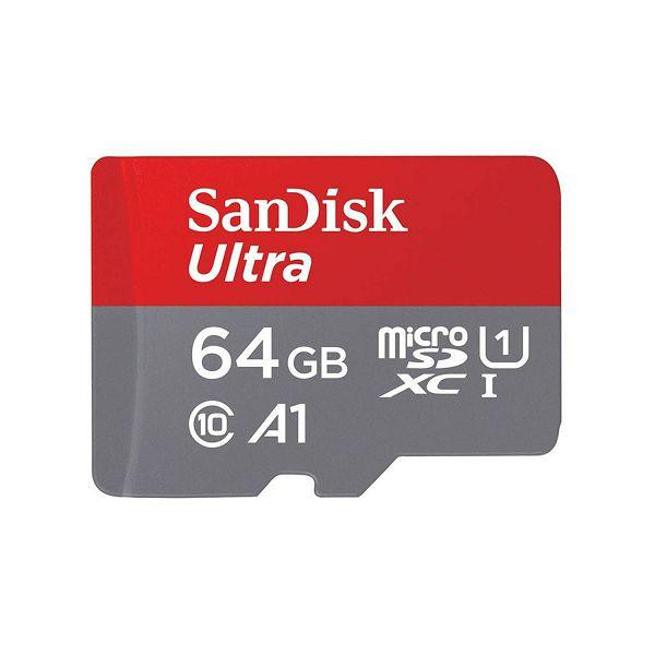 Карта памяти microSDXC (UHS-1) SanDisk Ultra 64Gb class 10 A1 (140Mb/s) (adapter SD) Киев - изображение 4