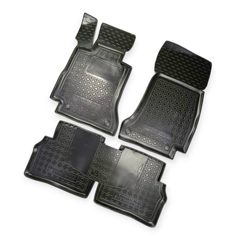 Коврики Mercedes W213 (2016-) борт 2,5 см, с перемычкой салона Мукачево - изображение 1