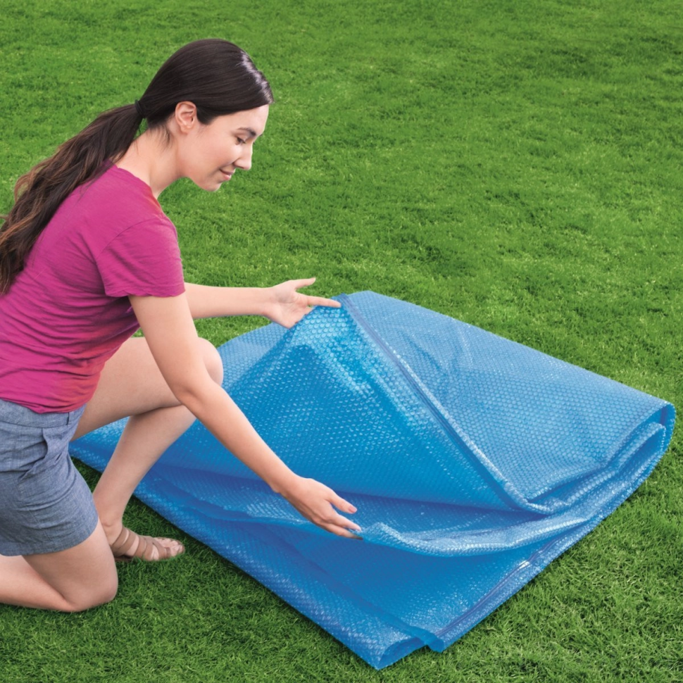 Теплозберігаюче покриття (солярна плівка) для басейну Intex 28015 діаметр 538 см Вінниця - фото 6