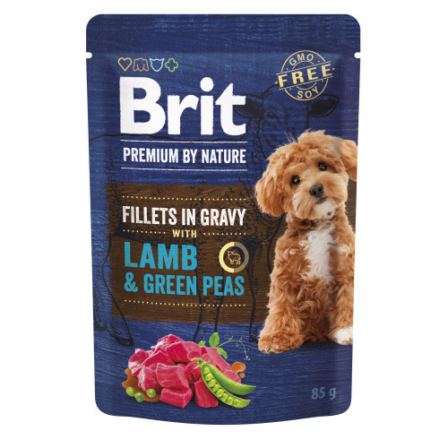 Корм влажный Brit Premium Fillets in Gravy Multipack д/собак малых пород филе в соусе Мультипак 12 шт х 85 г Киев - изображение 7