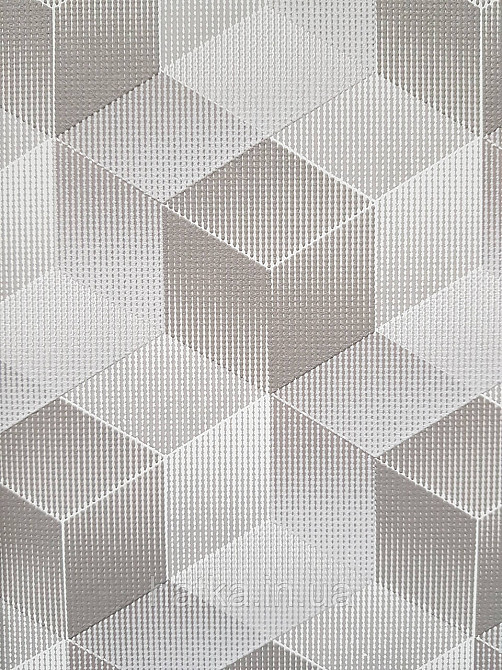 Шпалери вінілові на флізеліні Sintra Simmetria метрові геометрія фігури 3д сірі білі 524831 Київ - фото 1