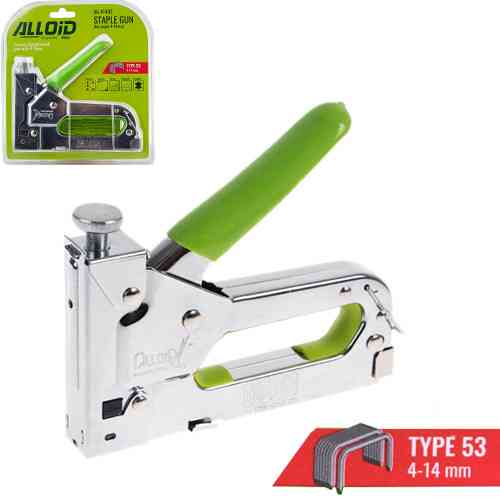 Степлер будівельний для скоб 4-14мм + 200 скоб 8мм Alloid SG-41402 Вінниця