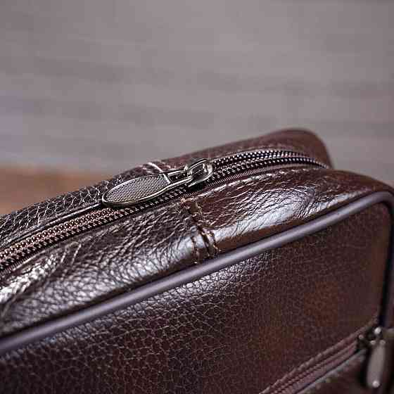 Сумка мужская кожаная Vintage 14987 Коричневая Киев