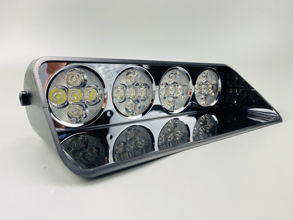 Маячок проблисковий S21 стробоскоп автомобільний 9-80V 20 led діодів білий спалах, стробоскоп під скло Мукачево - фото 4