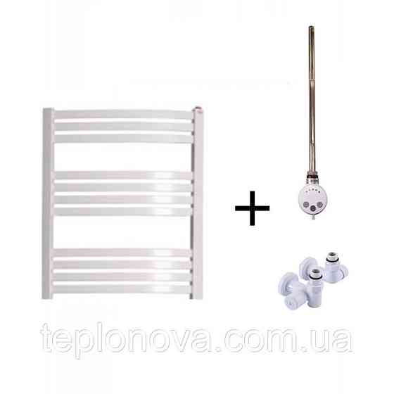 Комбинированный Полотенцесушитель Белый Плоский 710х500 Terma Dorota Черновцы