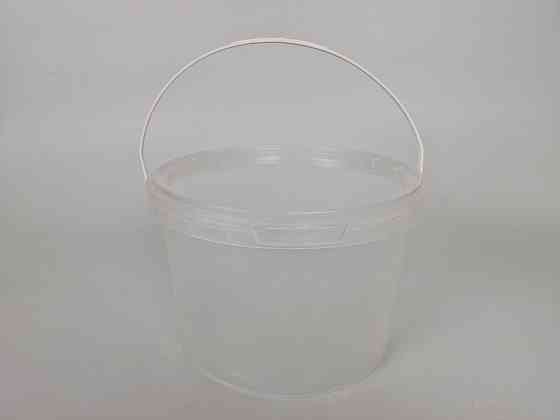 Ведро  с крышкой 5,8л. прозрачное (1 шт) Харьков