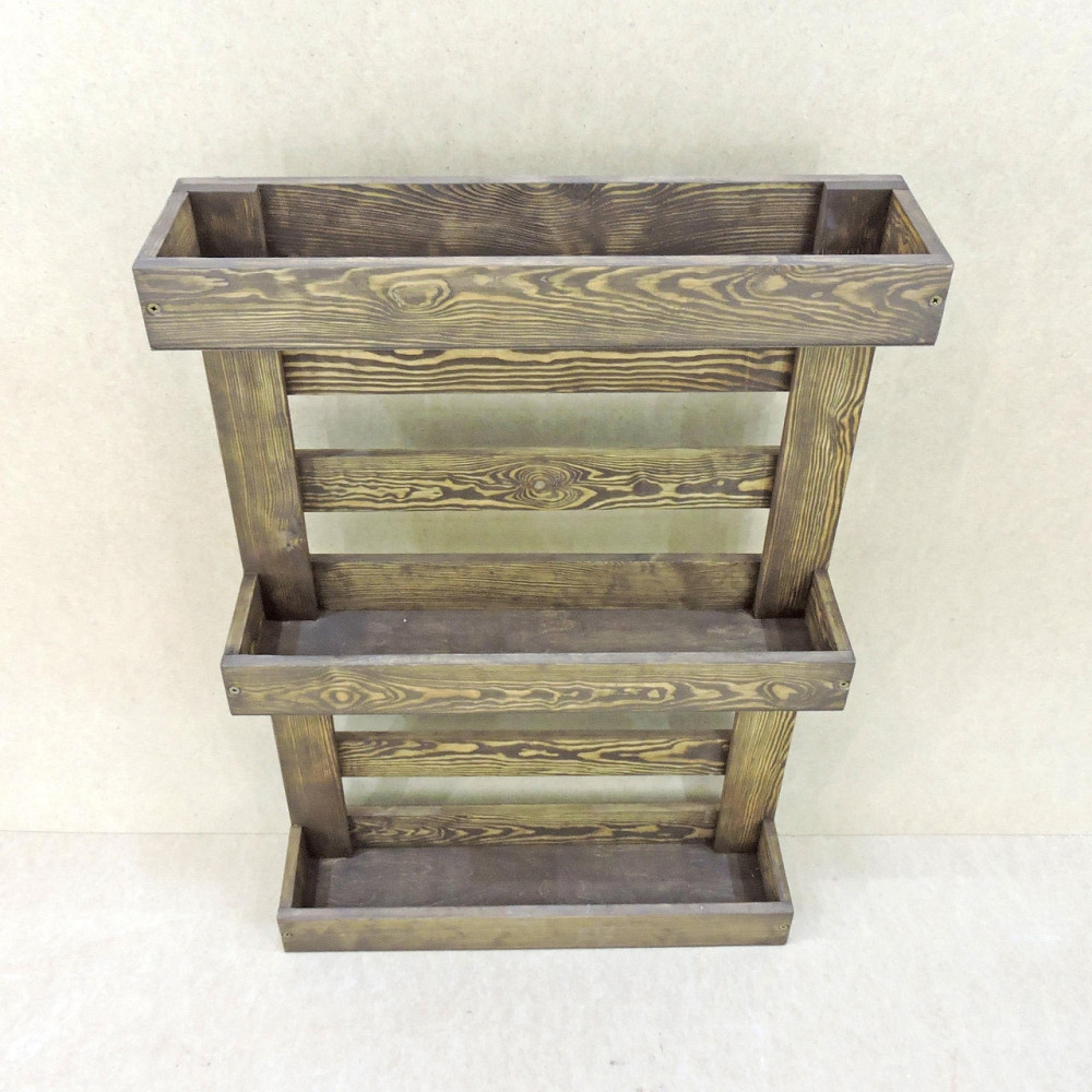 Полиця настінна для квітів "Табоан" капучино Миколаїв - фото 4