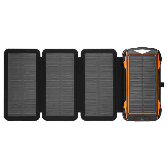 УМБ PowerBank с солнечной панелью, повербанк КВАНТ SC26/3 20000mAh + 3 panels Киев