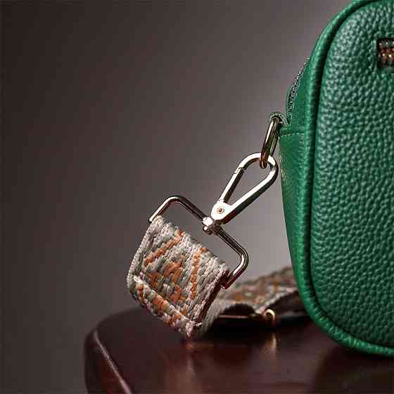 Жіноча сумка з натуральної шкіри Vintage 22613 Зелена Київ