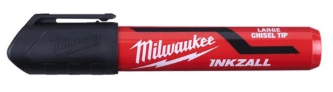 Маркер для будмайданчика InkZAll MILWAUKEE, великий (L), чорний (48223255) Одеса - фото 1