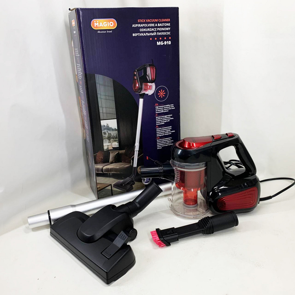 Топ вертикальных пылесосов MAGIO MG-910 600 Вт, Вертикальный щеточный пылесос, Ручной пылесос для дома XZ-60 Львов - изображение 9