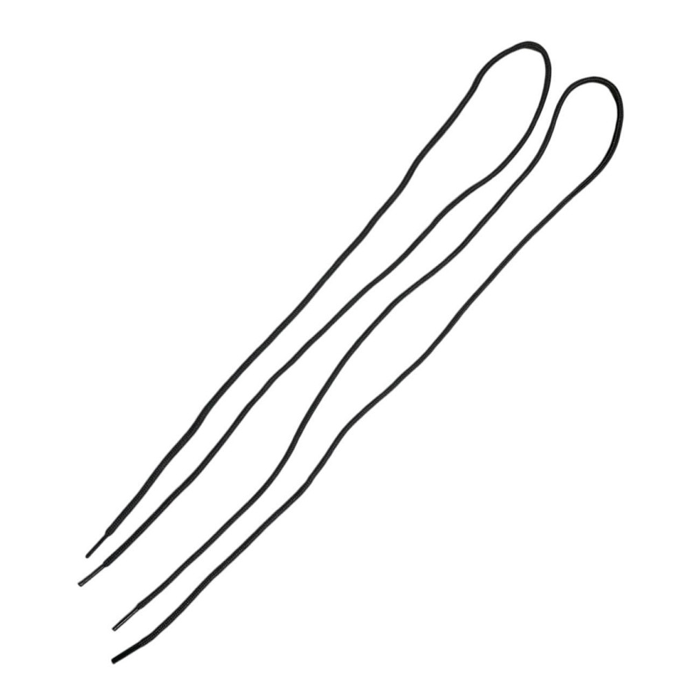 Шнурок взуттєвий міцний чорний круглої форми100 см 2шт Харків - фото 4