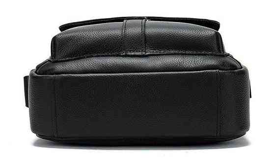 Сумка стильна чоловіча Чорна (Vintage) Київ