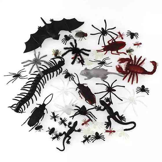 Искусственные насекомые 44 штуки разноцветный Киев