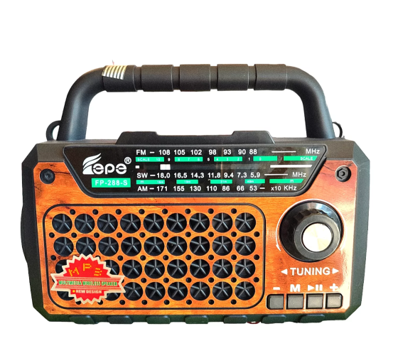 Радіоприймач на сонячній батареї FP-288-S із ліхтарем Вінниця