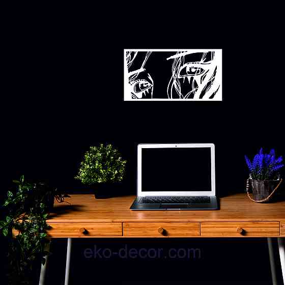 Декоративное настенное Панно «Девушка» Декор на стену 90*47 см, Белый Киев