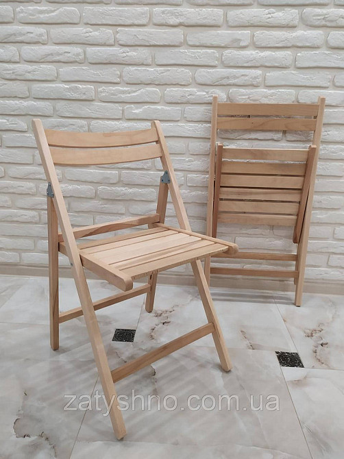 Стільці складні з бука Київ - фото 3
