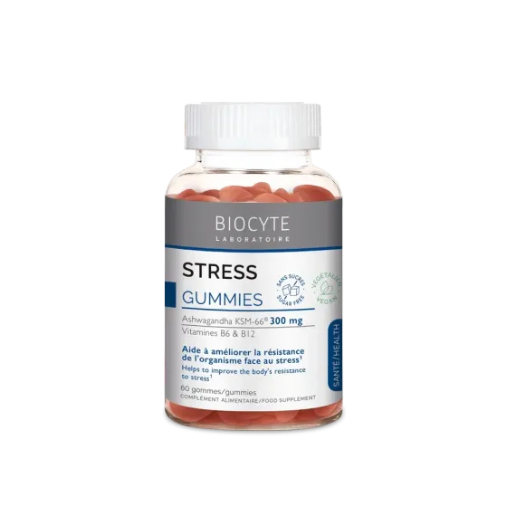 Biocyte STRESS GUMMIES Экстракт ашваганды, витамины. Уменьшение стресса, 60 конфет Днепр