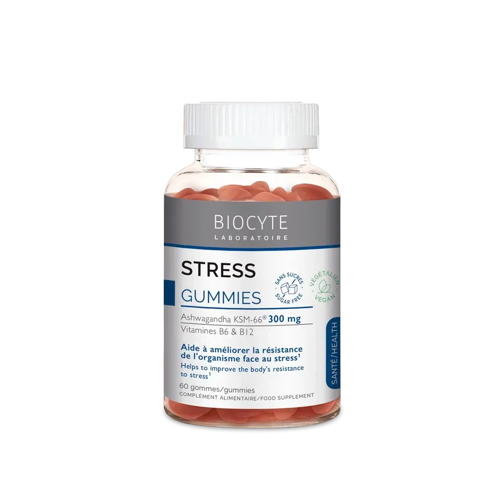 Biocyte STRESS GUMMIES Экстракт ашваганды, витамины. Уменьшение стресса, 60 конфет Днепр - изображение 1