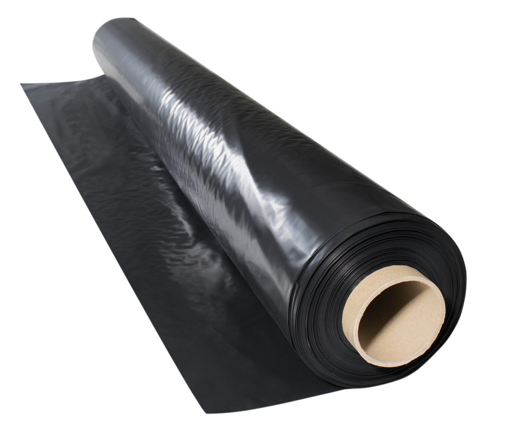 Плівка  80 мкм  3*100 м поліетиленова чорна для мульчування та будівництва Дніпро - фото 2