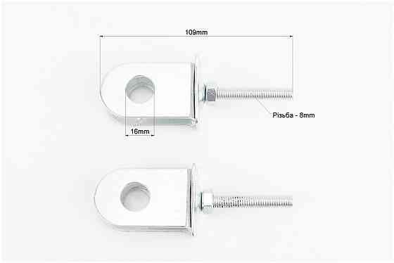 Натягувач ланцюга приводу к-кт 2шт, тип 2 (світлий метал) PRC Киев