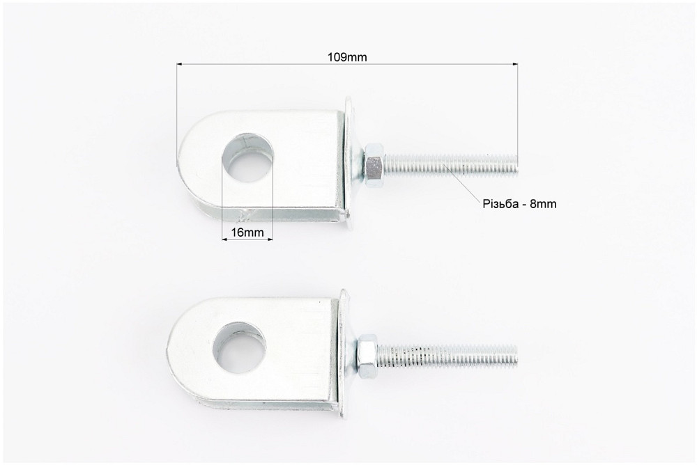 Натягувач ланцюга приводу к-кт 2шт, тип 2 (світлий метал) PRC Київ - фото 2