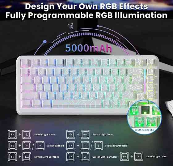 Ігрова Механічна Клавіатура Attack Shark X82 Pro Харків