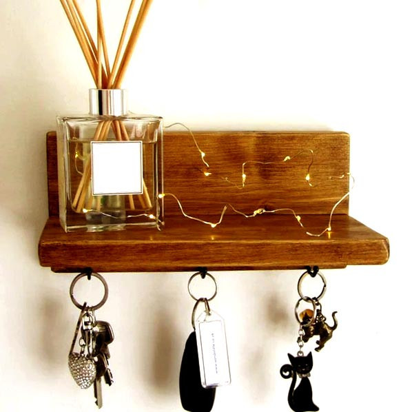 Ключниця дерев'яна "Кастелет" охра Миколаїв - фото 1