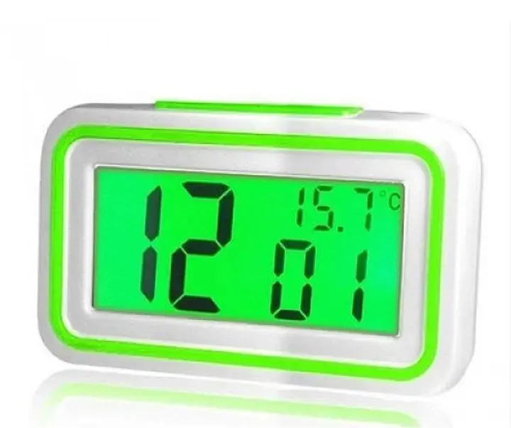 Голосовые часы, будильник UKC KK-9905 TR White/Green Коломия - фото 1