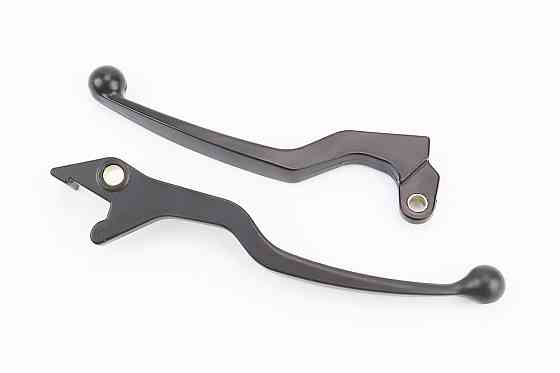 Важіль керма лівий, правий к-кт 2шт (під зчепл./диск. гальмо), чорний Киев