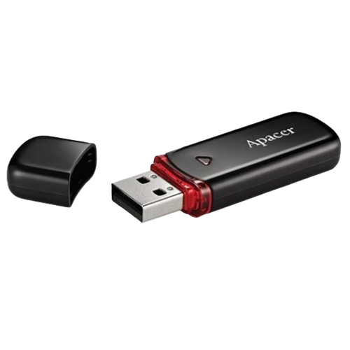 Флешка 32Гб USB 2.0 чорний AH333 Apacer Житомир - фото 1