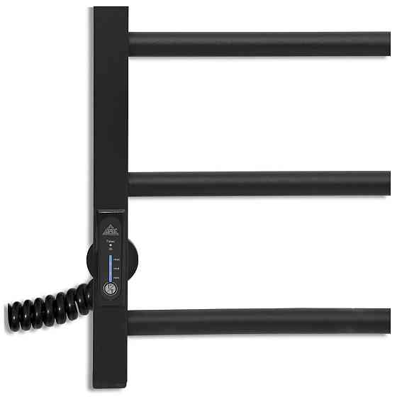 Електрична рушникосушарка Laris Зебра Альфа ЧФЧ6 500Х600 Е чорна, праве підключення Київ