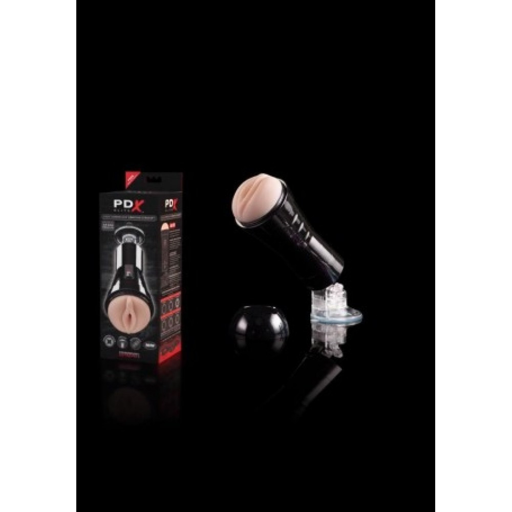 Мастурбатор з вібрацією Pipedream Extreme Elite Manhood Compressor Sex Aura Київ - фото 9